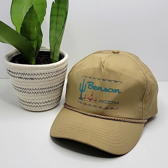 American Vintage Other - American Vintage | Benson, Arizona tan adjustable baseball hat w/ rope accent |